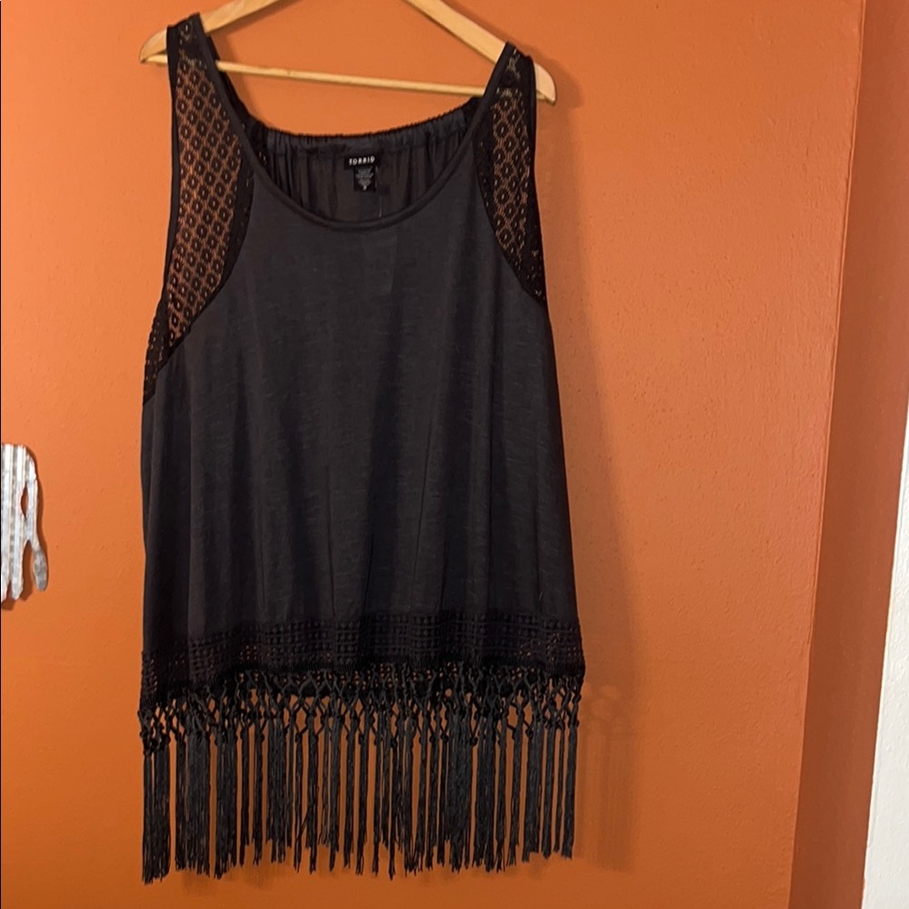 New Torrid  Tank Top with Fringe size 3 (xxxl)